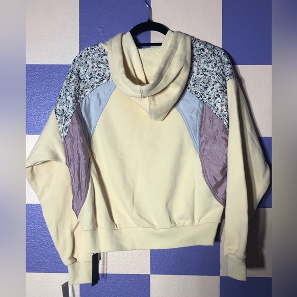 NWT Blank NYC Good Lookin’ Quilted Patchwork Hoodie - Size S and Size M - Picture 2 of 5